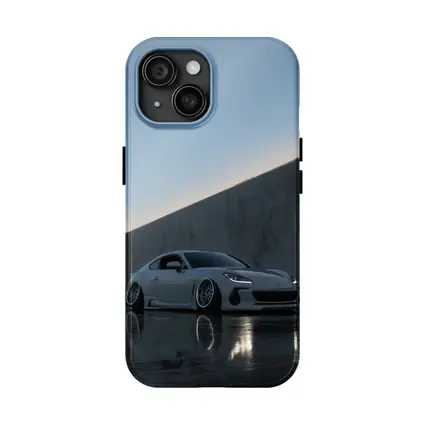 Subaru BRZ Slammed White Marble Wall