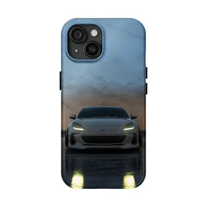 Subaru BRZ Front View Marble Background