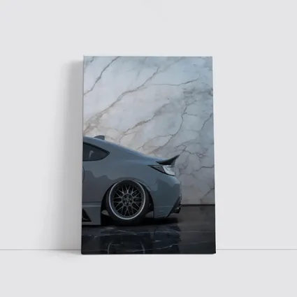 Subaru BRZ Gray Stance Marble Background