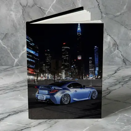 Subaru BRZ Night City Skyline Blue