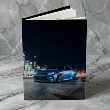 Toyota GT86 Blue Night City Street