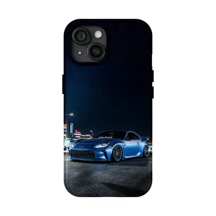 Toyota GT86 Blue Night City Street