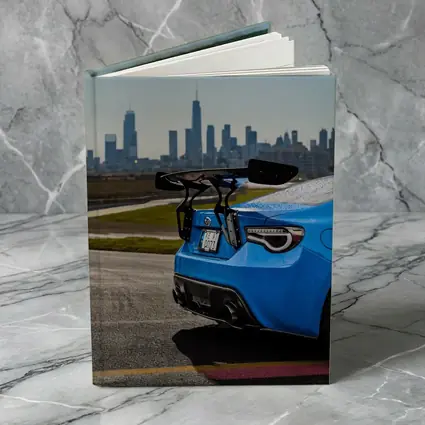Subaru BRZ Blue City Skyline Track
