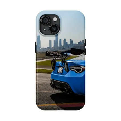 Subaru BRZ Blue City Skyline Track