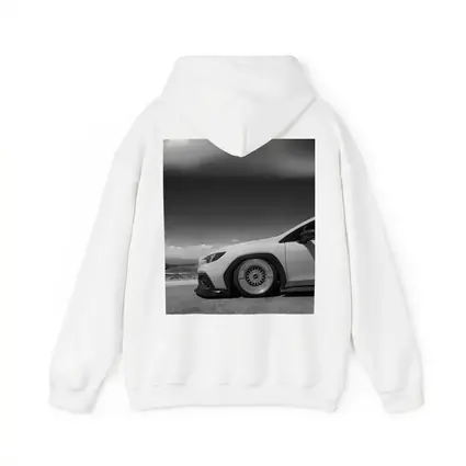 Subaru BRZ Stance Black White Sky