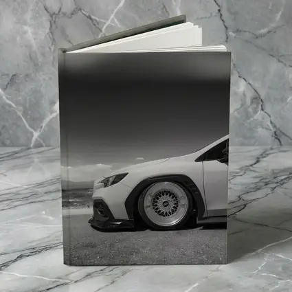 Subaru BRZ Stance Black White Sky