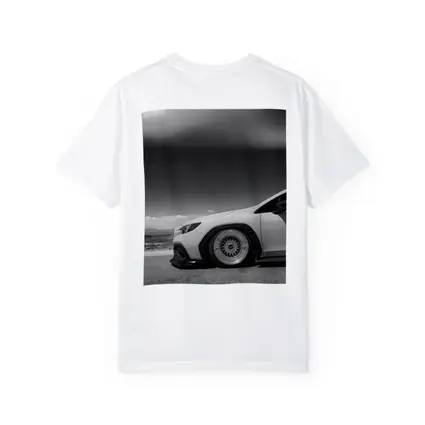 Subaru BRZ Stance Black White Sky