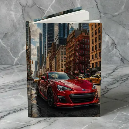 Subaru BRZ Red Sports Car New York City