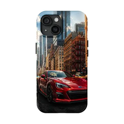 Subaru BRZ Red Sports Car New York City