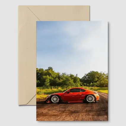Subaru BRZ Red Wide Body Country Road
