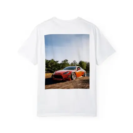 Red Subaru BRZ Wide Body Dirt Road
