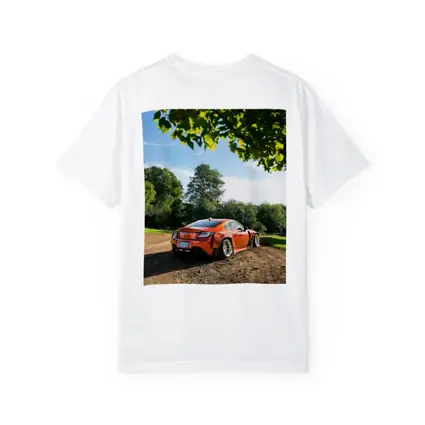 Subaru BRZ Orange Stance Build Dirt Road