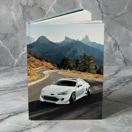 Toyota GT86 White Widebody Mountain Road