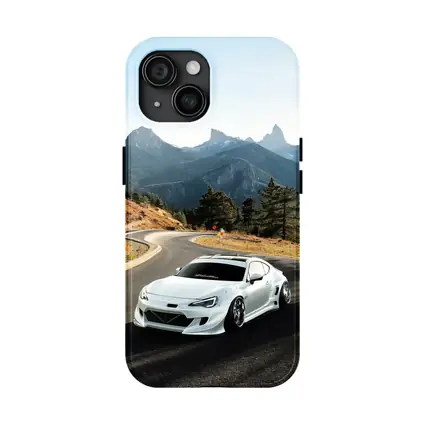 Toyota GT86 White Widebody Mountain Road