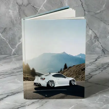 Subaru BRZ White Coupe Mountain Road