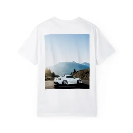 Subaru BRZ White Coupe Mountain Road