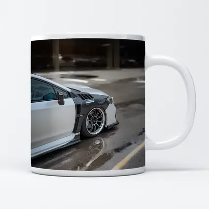 Subaru BRZ Wide Body Wet Parking Lot