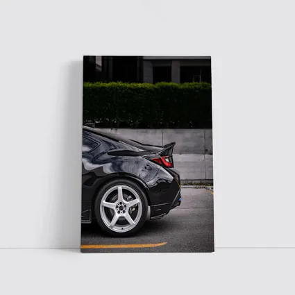 Subaru BRZ Black Coupe Urban Street Setting