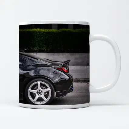 Subaru BRZ Black Coupe Urban Street Setting