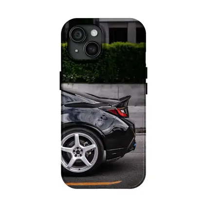 Subaru BRZ Black Coupe Urban Street Setting