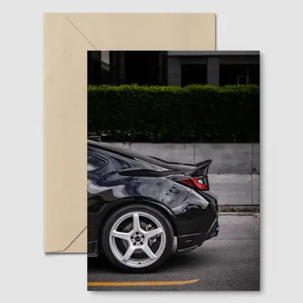 Subaru BRZ Black Coupe Urban Street Setting