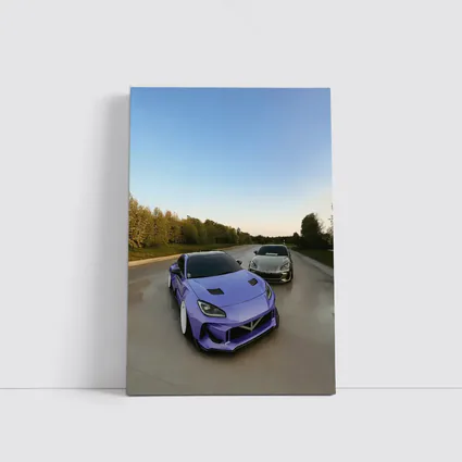 Widebody Subaru BRZ Purple Street Duo