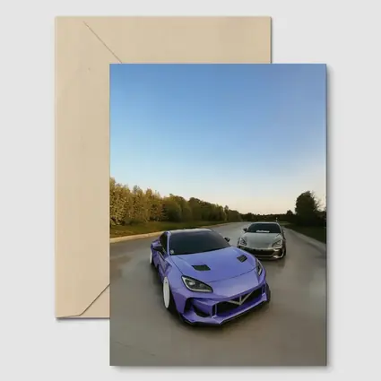 Widebody Subaru BRZ Purple Street Duo