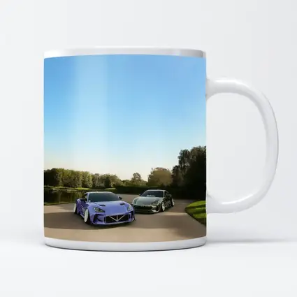 Subaru BRZ Purple Wide Body Stance Outdoors