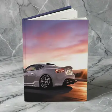 Subaru BRZ Speeding Road Sunset Sky