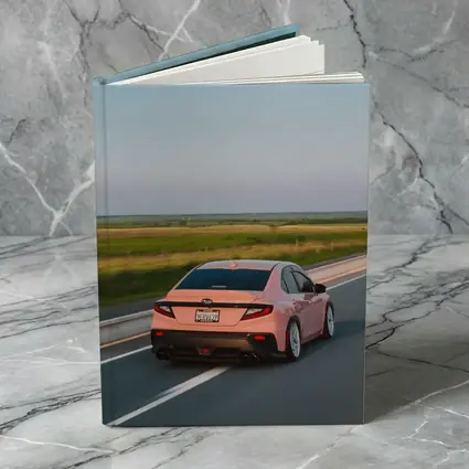 Subaru BRZ Pink Driving Open Highway