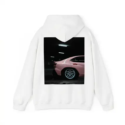 Pink Subaru BRZ Dark Underground Parking Garage