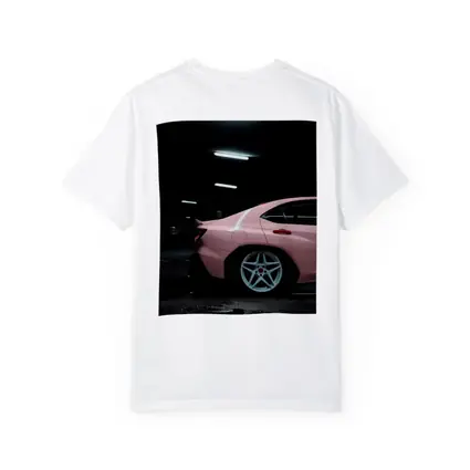 Pink Subaru BRZ Dark Underground Parking Garage