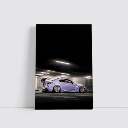 Subaru BRZ Purple Wide Body Underground Parking