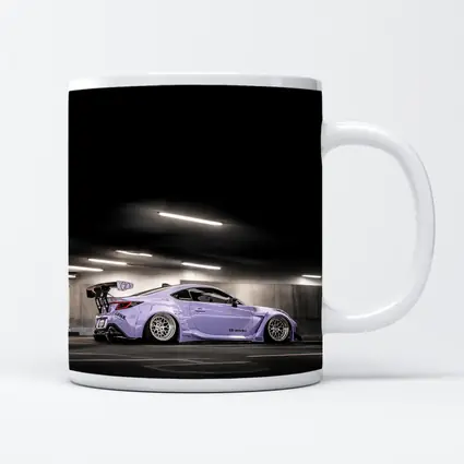 Subaru BRZ Purple Wide Body Underground Parking