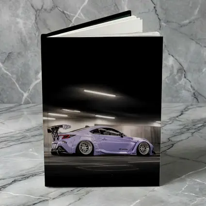 Subaru BRZ Purple Wide Body Underground Parking