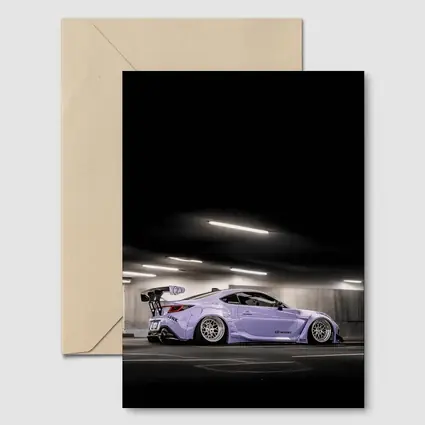 Subaru BRZ Purple Wide Body Underground Parking