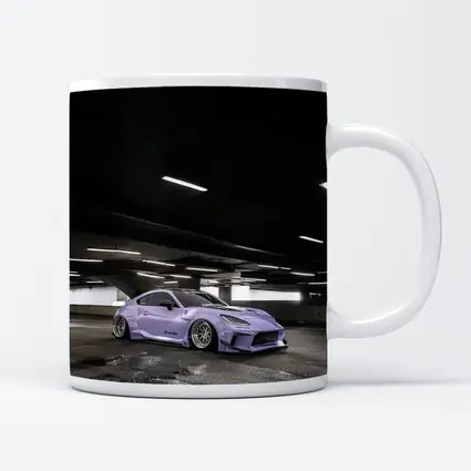 Subaru BRZ Purple Widebody Underground Parking