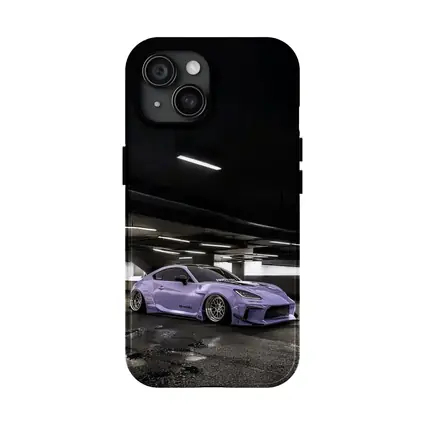 Subaru BRZ Purple Widebody Underground Parking