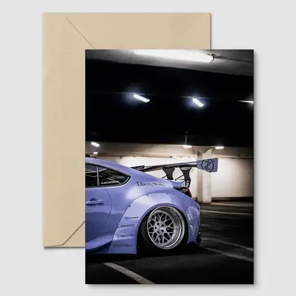 Subaru BRZ Liberty Walk Wide Body Purple