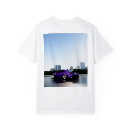 Purple Subaru BRZ Stance City Skyline
