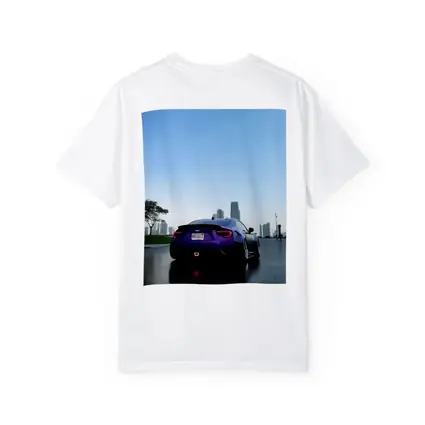 Subaru BRZ Purple Coupe City Skyline