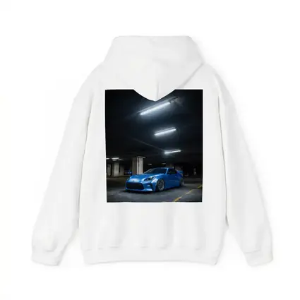 Subaru BRZ Blue Stance Underground Parking Garage
