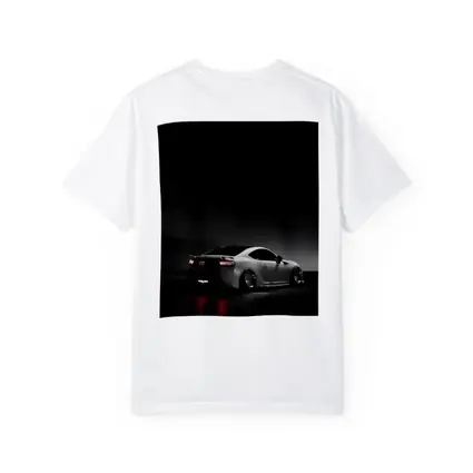 Subaru BRZ White Car Dark Background