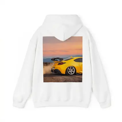 Subaru BRZ Yellow Stance Desert Sunset