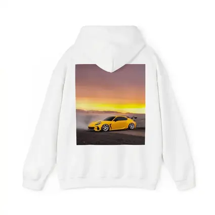 Subaru BRZ Yellow Wide Body Desert Sunset
