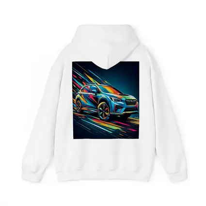 Subaru Crosstrek Colorful Abstract Speed Art