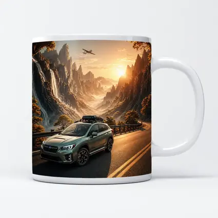 Subaru Crosstrek XV Mountain Road Sunset Drive