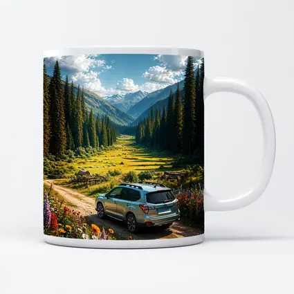 Subaru Forester Mountain Valley Dirt Road