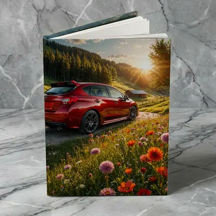 Subaru Impreza WRX Red Sunny Meadow