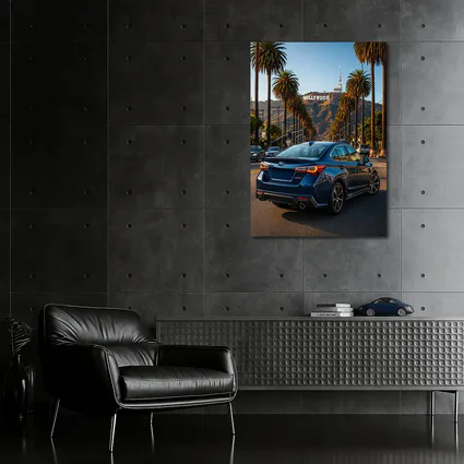 Subaru Legacy Sedan Hollywood Los Angeles Street